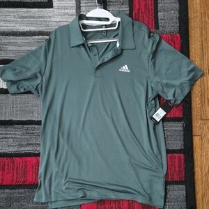 Adidas Green Performance Polo Shirt